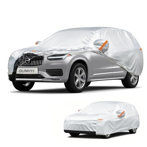 Image of GUNHYI Car Cover Custom Fit Volvo XC90 (2015-2026) Waterproof for Automobiles, Oxford Sun Rain Dust Snow Protection (Ships from US Warehouse, Delivery 3-8 Days)