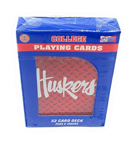 NCAA Nebraska Cornhuskers Playing Cards, One Size, Team color