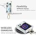 HOGGU for Samsung Galaxy Z Flip 6 Case with Hinge Protection & 360°Ring Holder Kicks-Stand, Support Wireless Charging Protective Phone Case for Samsung Flip 6 Case, Clear