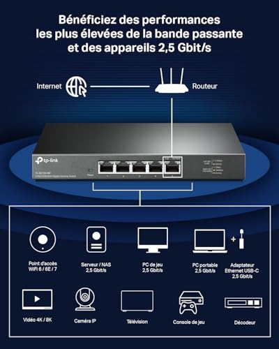 TP LINK TL SG105 M2 - vue 7