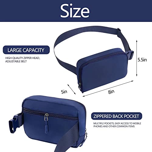 Image of Belt bag Fanny pack crossbody bags for women Everywhere belt bag (blue)