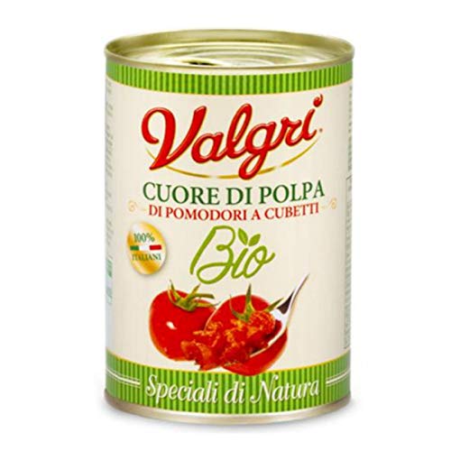 Chopped Tomato 400 GR Organic - Box 12 Pieces