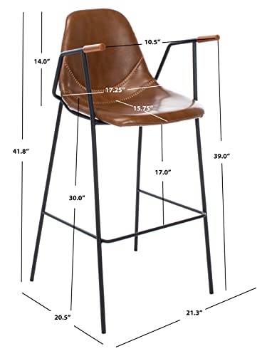 Safavieh Home Collection Tanner Butaco Moderno Cognac miniatura 3