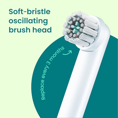 Quip-360-Oscillating-Rechargeable-Electric-Toothbrush-with-Extra-Brush-Head-Soft-Bristles-Pressure-Sensor-3-Intensities-30-Day-Battery-Life-2-Min-Timer-Travel-Case-Mirror-Mount-Silver-Cloud