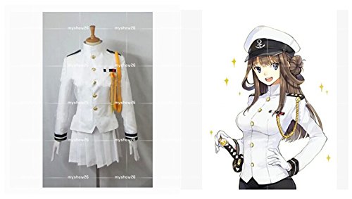 Amazon.co.jp: 女性M コスプレ衣装 T-147 艦隊これくしょん -艦これ