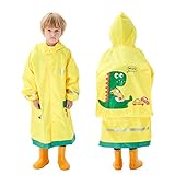 Kids Raincoats for Girls Boys Dinosaur Cartoon Toddler Waterproof Rain Wear Children Raincoat Jacket Poncho XL Size
