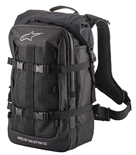 Alpinestars Unisex Rover Overland ryggsäck motorcykel ryggsäckar, svart, svart, Einheitsgröße