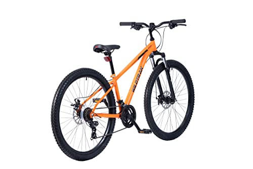 Wildtrak - Stahl-Mountainbike, Erwachsene, 27.5 Zoll, 21-Gang, Shimano-Schaltung - Orange – Bild 4