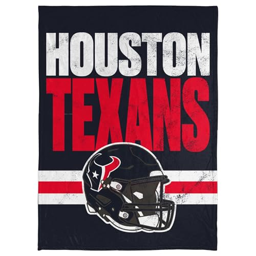 FOCO NFL Soft Plush Throw Blanket, 45 x 60, Houston Texans