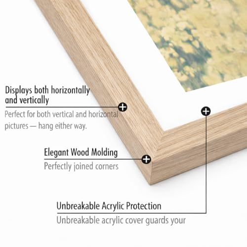 Image of HOTHOUSE Photo Frame For Wall Decor | Wooden Frames For Wall Decoration | Aesthetic Collage Picture Frames | Rectangular Photo Frame For Home Decor Office | Set of 14 (BROWN, Combo-1)