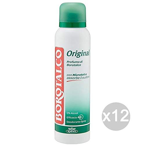 Borotalco Deospray Original 125 ml Pflege und Hygiene für den Körper, 12 Stück