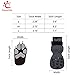 PAWCHIE Anti-Slip Dog Socks for Hardwood Floor with Strap Indoor Non Skid Knit Paw Protector Traction Control