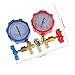 YARNOW Conditioner Meter and Hose Set for Car Ac Recharge with Fluoride Filling Gauge, Portable HVAC Diagnostic Tool for Automotive Maintenance