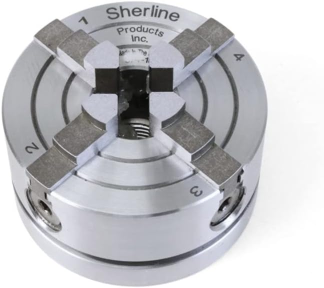 Sherline 2.5 Inch 4 Jaw Independent Chuck 12 x 1mm 1071