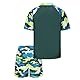UV Shirt Baby Jungen 2-teiliges Kurzarm Badeshirt Mit Kinder Boardshorts Jungen UV Shutz Badeanzug Set 86 92/1-2 Jahre