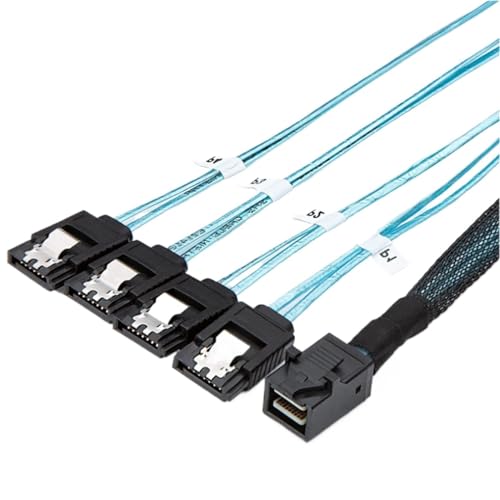 Cable interno S/A/S HD SFF-8643 a 4X SATA 0.5m miniatura 3