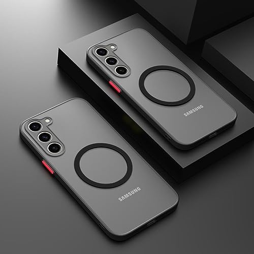 Coque Samsung S23 avec charge sans fil magnétique et finition mate élégante
