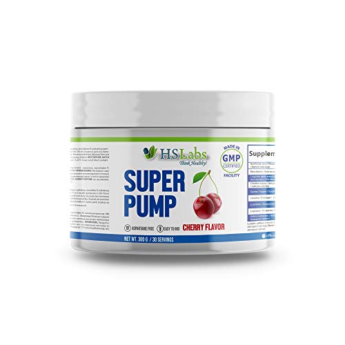 HSLabs SUPER PUMP Pre Workout Booster Supplement Muskelaufbau Pulver Fitness Nitric Oxyde Ergänzung Früchte Geschmack und Andere Erhöhen Ausdauer Muskelmasse Energie 30 50 Tages Portion Cover