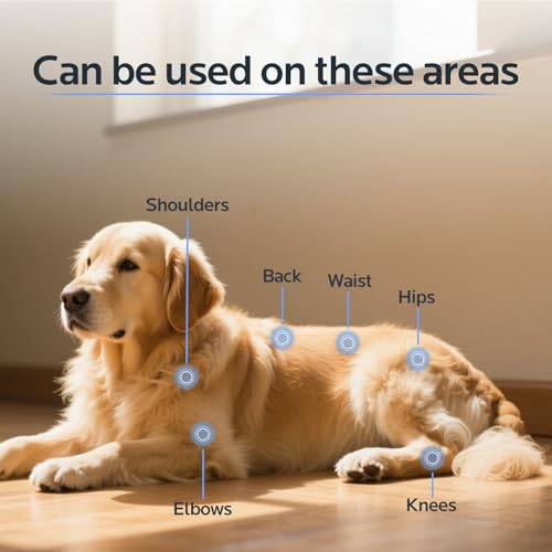Red Light Therapy for Dogs,Wearable Infrared Light Therapy Belt for Pets Wounds Repair,Joint & Back Pain Relief,12.8 × 6.8 in 660/850 nm 80-LED Pad - Image 4