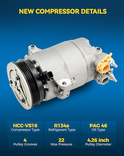 Image of PHILTOP 198360 NEW AC Compressor for Escape 2013-2016 2.0L, MKC 2015-2016