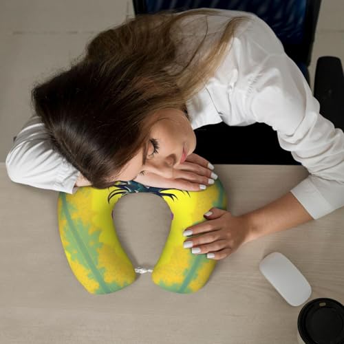 Almohada cervical de poliéster negra tamaño único miniatura 7