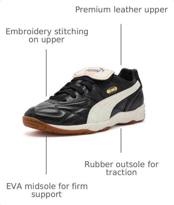 Image of PUMA Mens King Indoor Lace Up Sneakers Shoes Casual