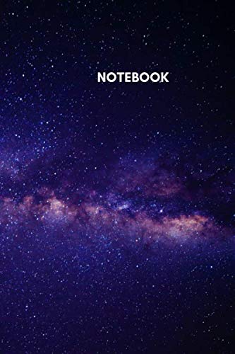 Notebook: Starry Galaxy Composition Notebook: Starry Galaxy Composition Notebook - Large 6 x 9- College Ruled 110 Pages