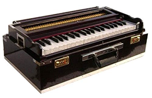 Image of Portable Folding 3.5 Octave 9 Stopper Harmonium With Coupler Folding Portable Sound Long Sustain Orignal Indian Music Art Instrument Classical Sound System Hard Key Sound With Free Bag