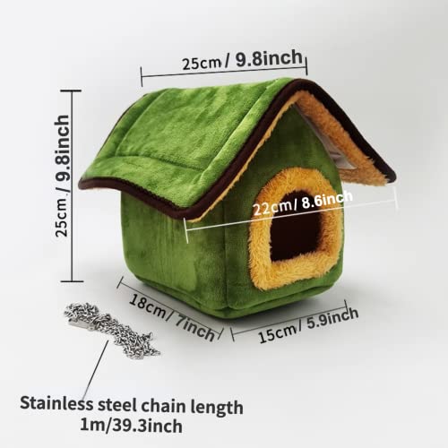 Image of Winter Warm Bird Nest House Bed Hammock Toy for Pet Pet Parrot Parakeet Cockatiel Conure Lovebird