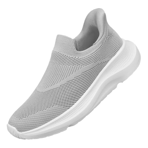 [SUKINANA] �X���b�|�� �����Y ���f�B�[�X ���p �t���C�j�b�g �����j���O�V���[�Y �ʋC�� EVA�\�[�� (���C�g�O���[, ��l, 24.0 cm, ���l, ���{�̌C�̃T�C�Y���@)