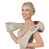 Donnerberg® Original Massaggiatore collo e spalle - Massaggiatore elettrico - Qualità tedesca - Rimedio per dolori cervicali e contratture - 7 anni di garanzia - Calore a infrarossi e vibrazione - Per casa, ufficio e viaggio