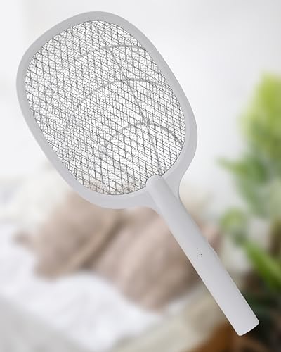 Weird Wolf Heavy Duty Mosquito Racket Bat | Rechargeable Electric Fly Swatter | Mosquito Killer Racquet with Type-C Charging and 6 Months Warranty White (B0CTKD6SGX) Amazon Price History, Amazon Price Tracker
