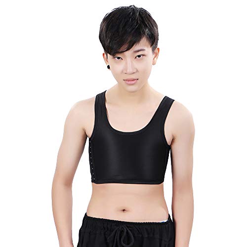 BaronHong poitrine binder pour le quotidien actif des tomboys en mesh