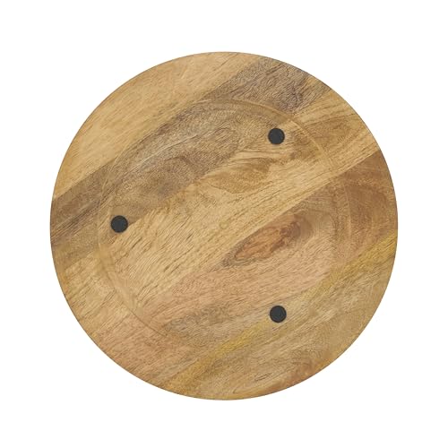 Juego de 4 platos decorativos de madera con marco esmaltado miniatura 2