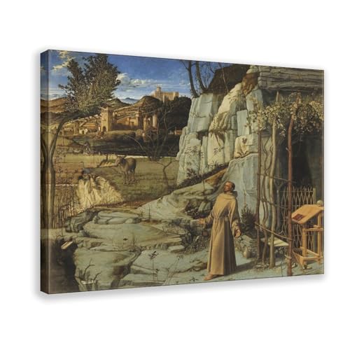 Impression toile Saint François Bellini pour sublimer un mur de bureau