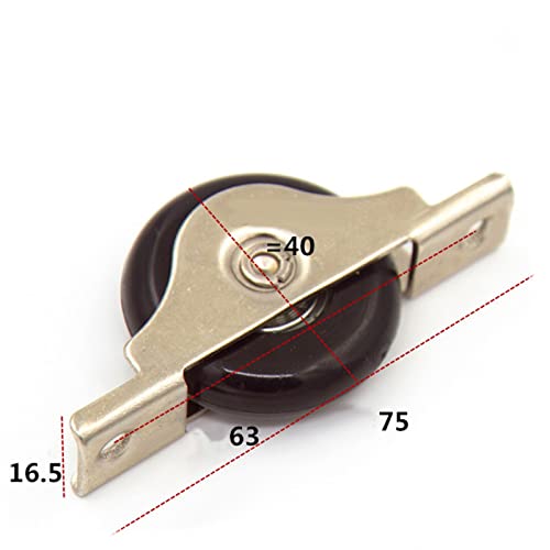 Roulettes de garde-robe 40mm kit de quincaillerie de haute précision - 4