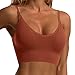 Générique Soutien-gorge de sport pour femmes Soutien-gorge de sport sans fil sans couture pour yoga Workout Fitness Brief Push Up Crop Tops Legging Doublé Polaire