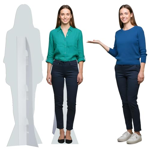 DP BOUTIQUE Custom Life Size Cardboard Cutout,1–8 ft Personalized Stand Up Cutouts, Summer Parties, Birthday Decor, Weddings, Graduation, Football, 1 PC