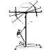 Drywall Lift 16 FT Panel Rolling Hoist Jack Lifter - 150 lbs Load Capacity, Easy Assembly, One-Person Operation, Approx. 6.23-16 FT Height Adjustable - Adjustable Telescopic Arm, with Wheels - Black
