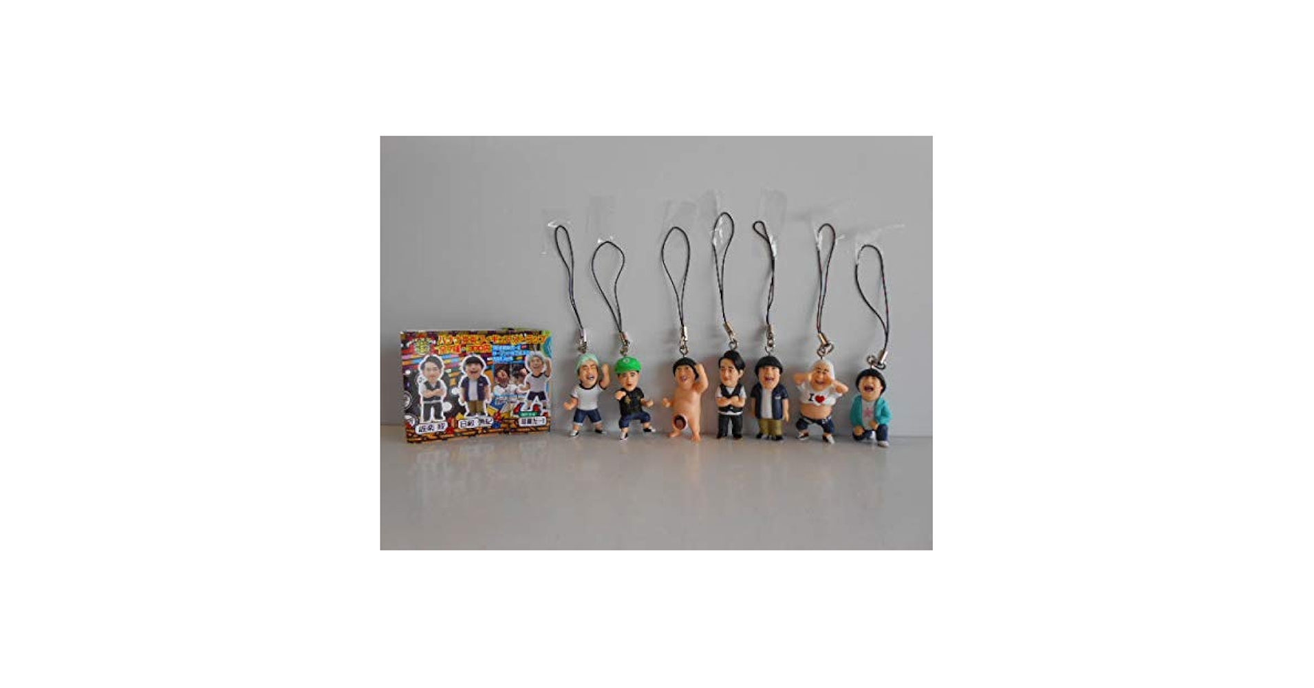 Amazon.co.jp: Jti07QTバナナ炎炎フィギュアストラップフル7種