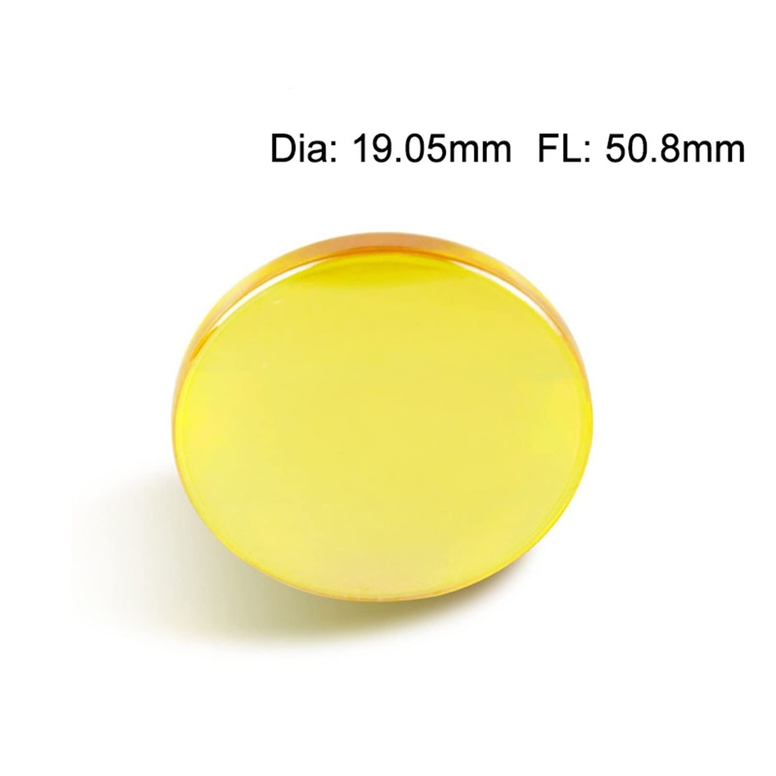USA 19.05mm Dia CVD ZnSe CO2 Laser Lens, Focal Length 50.8mm(50.8mm)