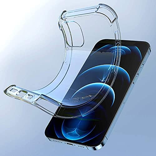 Migeec Case Compatible iphone 12 Pro Max - Crystal Clear Cover with Air Cushion Gel Bumper Technology Full Protection Phone cover for iphone 12 Pro Max