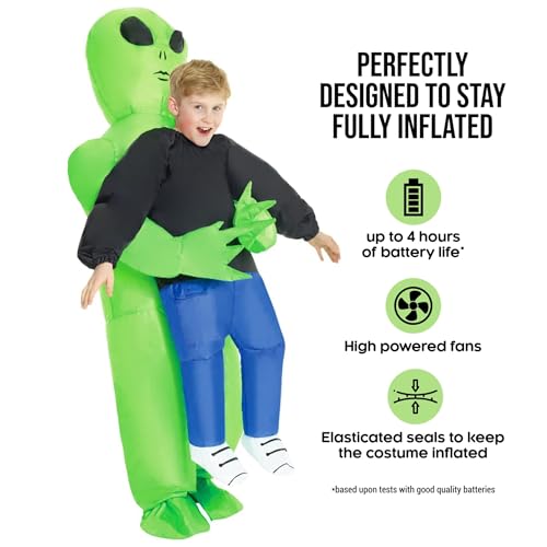 Disfraz Inflable de Alien Para Niños miniatura 2