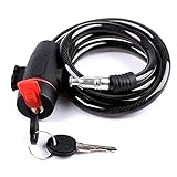 ZTGD Bicycle Lock, Wear-Resistant Anti-Theft Metal Chain Lock Sturdy Multi-Purpose Security Lock for