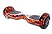 Smart Balance Gyropode Regular Flame 6.5 Pouce Hoverboards avec LED Scooter électrique Auto-équilibré Bluetooth Intégré Moteur 700W pour Enfants et Adultes