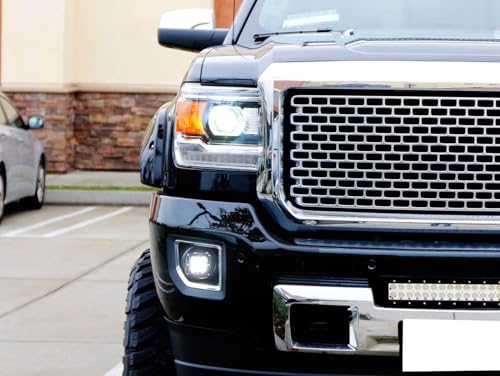 Lámparas LED para niebla iJDMTOY para GMC Sierra 2014-18 miniatura 6