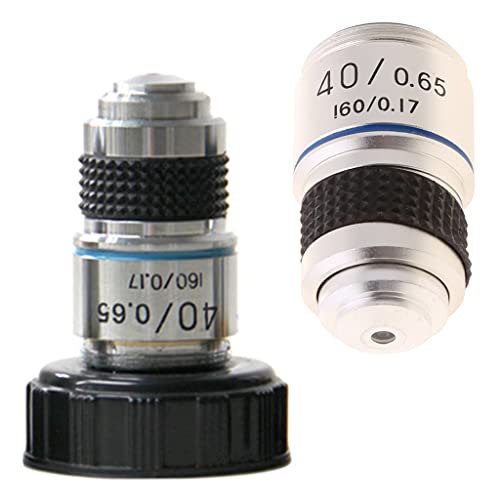 Lab Consumables 10X 40X Microscope Objective Lens Achromatic Objective Microscope Parts Lens Adapter 20.2mm