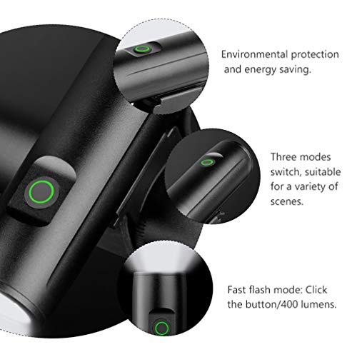 BESPORTBLE Farol Dianteiro de Bicicleta Ã  Prova D 'Ãgua Usb RecarregÃ¡vel Farol de Bicicleta Lante