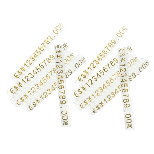 Jewelry Price Cube Display Stand with 10 Strings Adjustable ABS