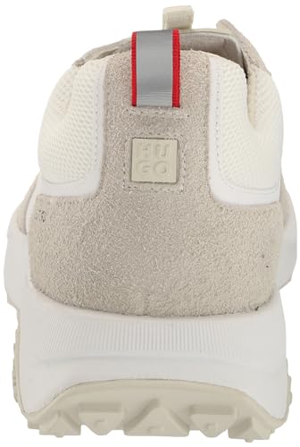 Image of HUGO Mens Running Style Mix Material Sneakers